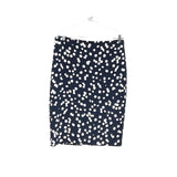 Tahari Blue Polka Dot Pencil Skirt