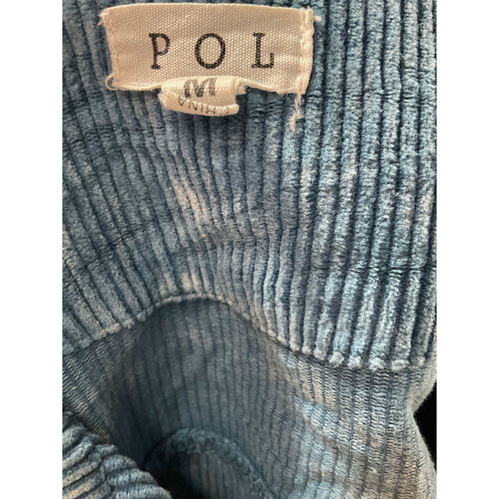 Pol Blue Cotton Womens Jacket