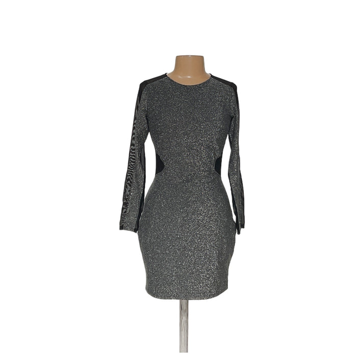 Express Gray Midi Sheath Dress Size 10