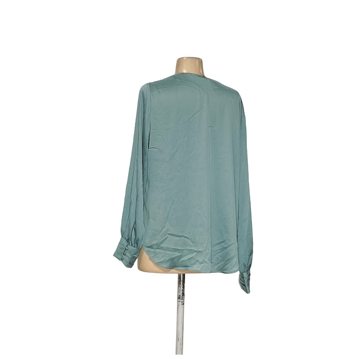 WHBM Green Blouse M