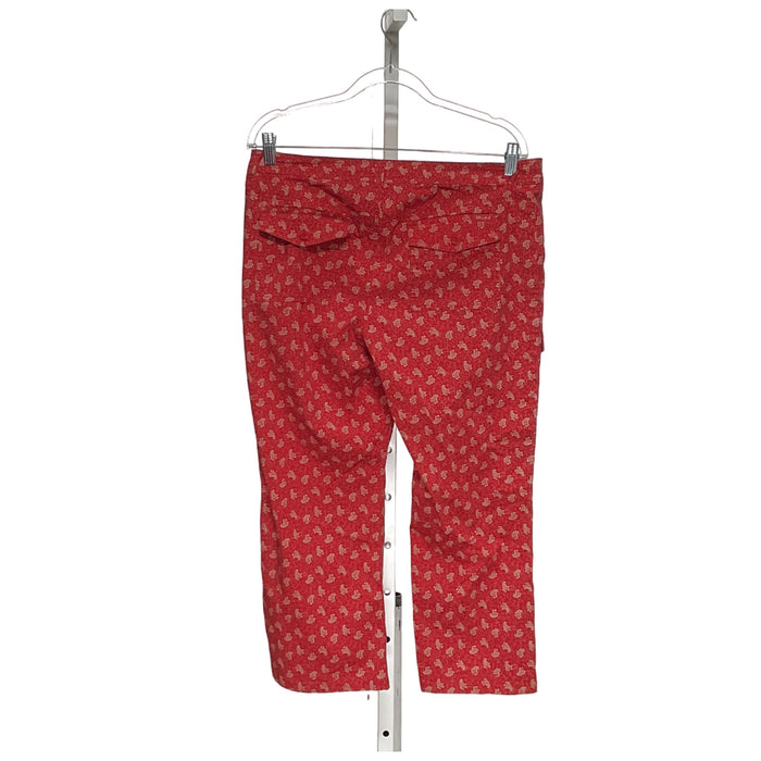 Ralph Lauren Red Capri Pants Size 10