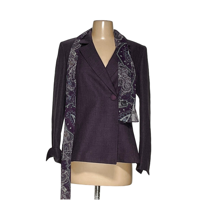 Le Suit Purple Blazer - Size 6