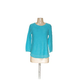 Talbots Blue Cotton Women's Sweater