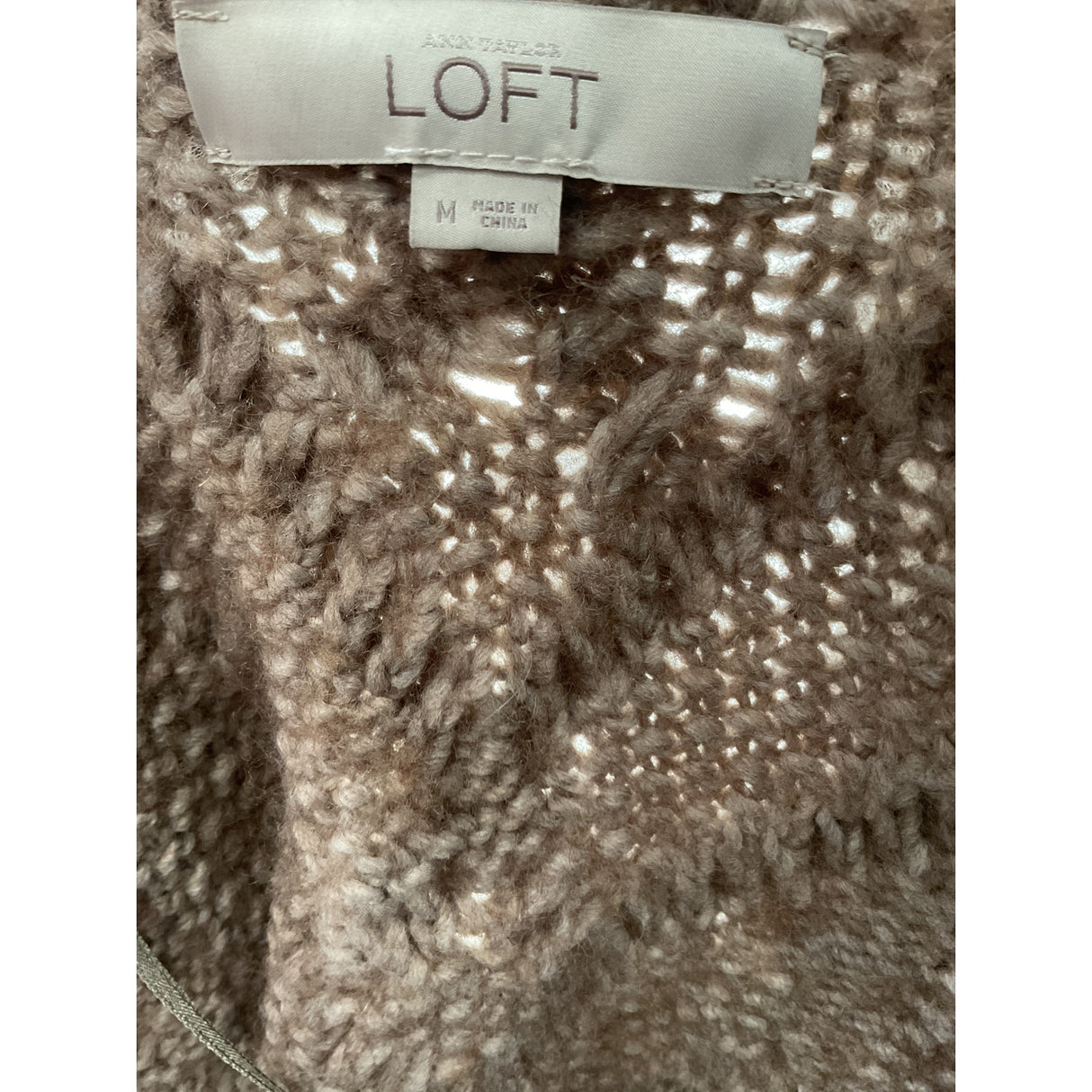 LOFT Brown Cardigan Size M