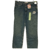 Lee Men's Blue Straight Jeans 40x33