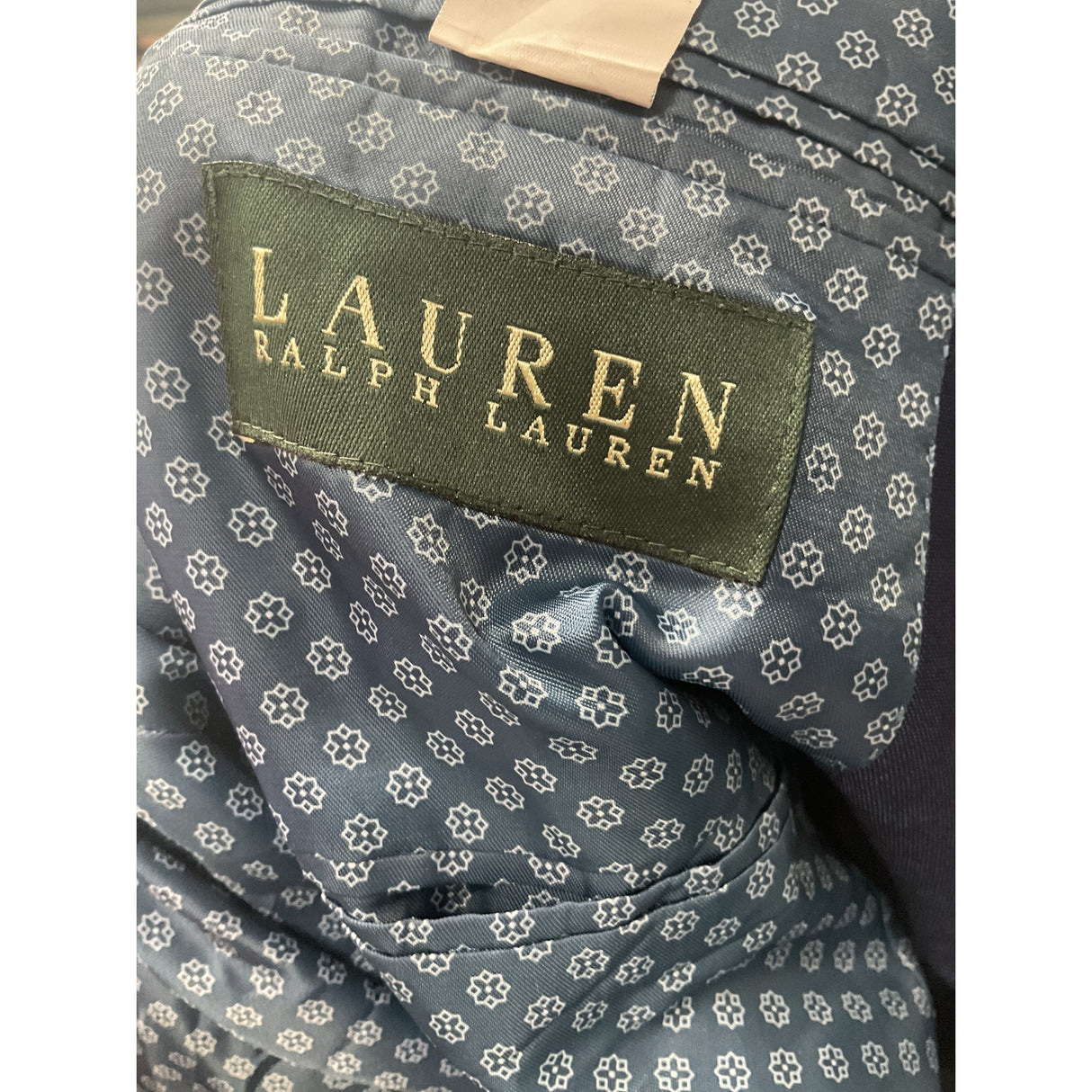 Lauren Ralph Lauren Men's Blue Blazer - Size 46R