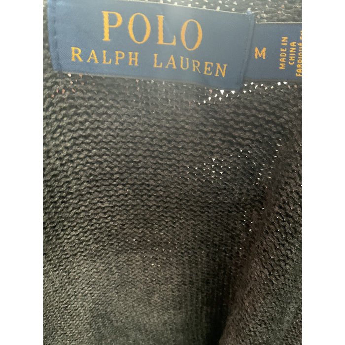 Polo Ralph Lauren Black Cotton Pullover Sweater