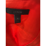 J. Crew 0 Orange Canvas Blouse