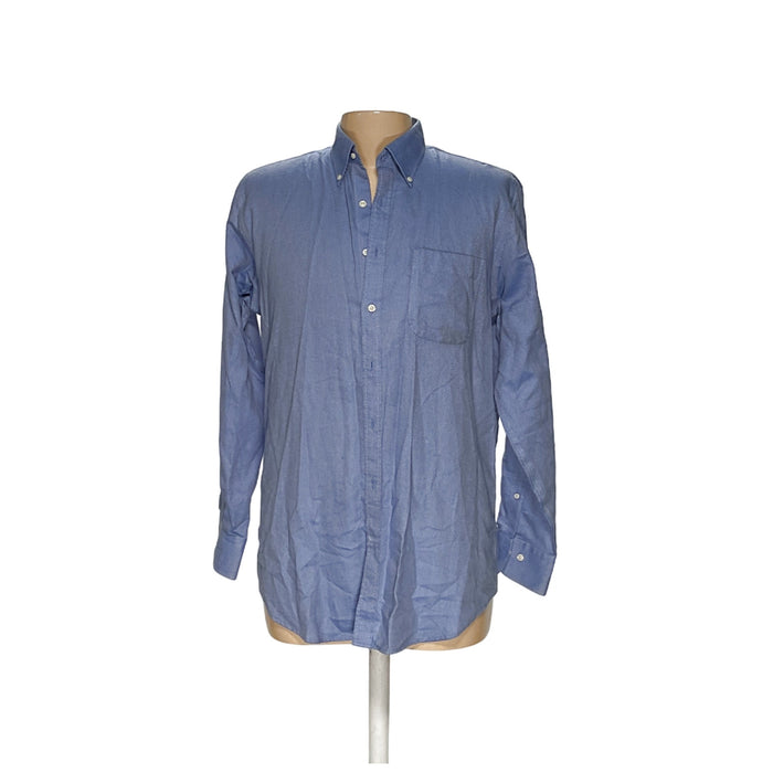 PETER MILLAR Blue Dress Shirt - Men's Regular L