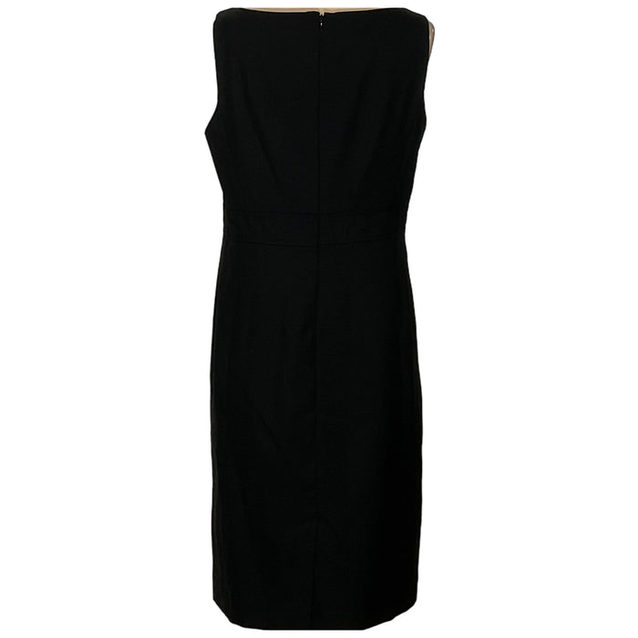 Ann Taylor Black Sheath Dress, Size 10