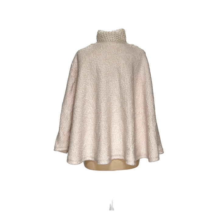 Pilcro Gold Merino Wool Cape Sweater