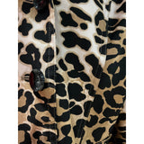 Cache Black Animal Print Jacket - Size M