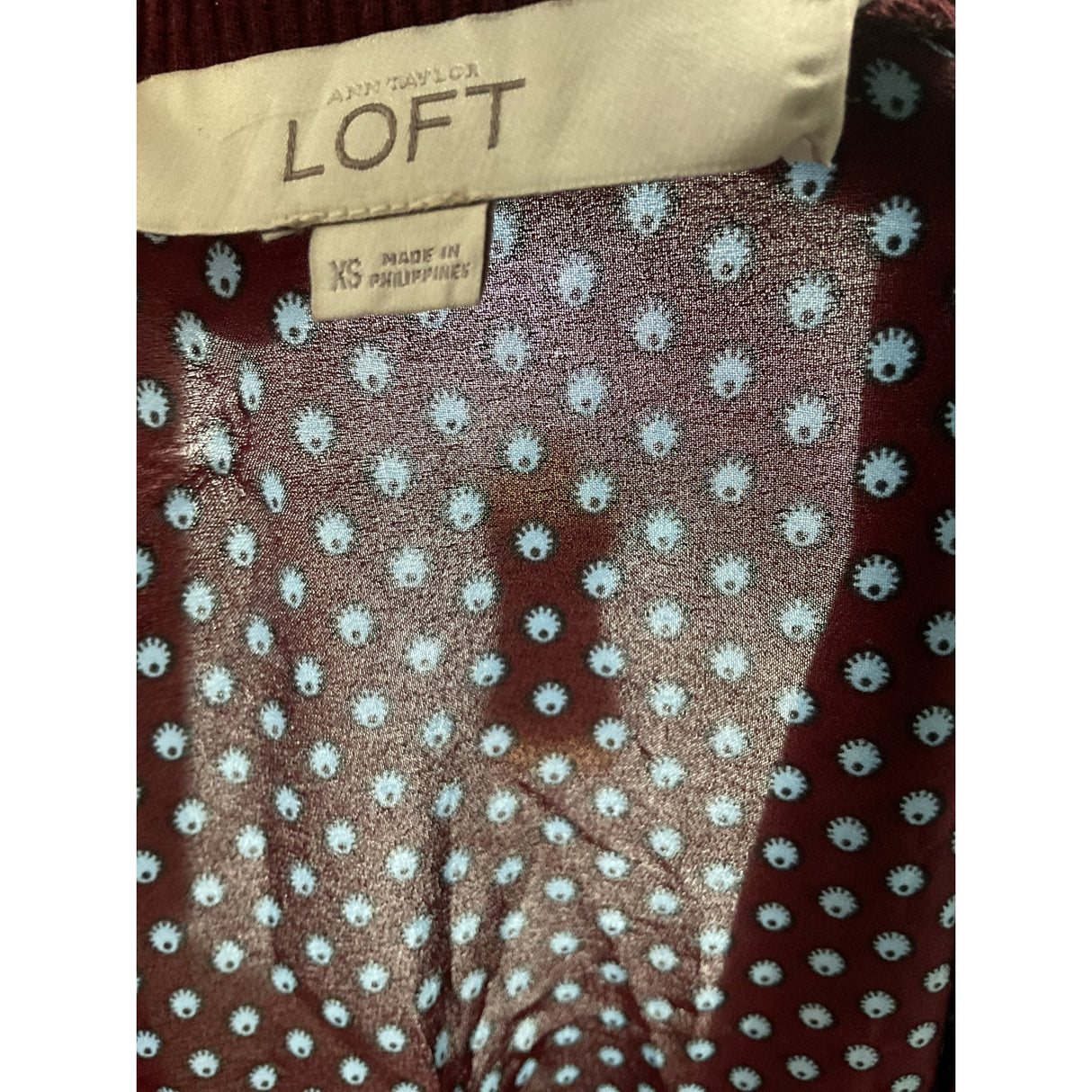 Multicolor LOFT Women's Blouse, Size XS