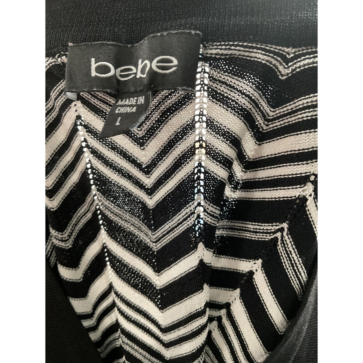 BEBE Black Blouse - Size L