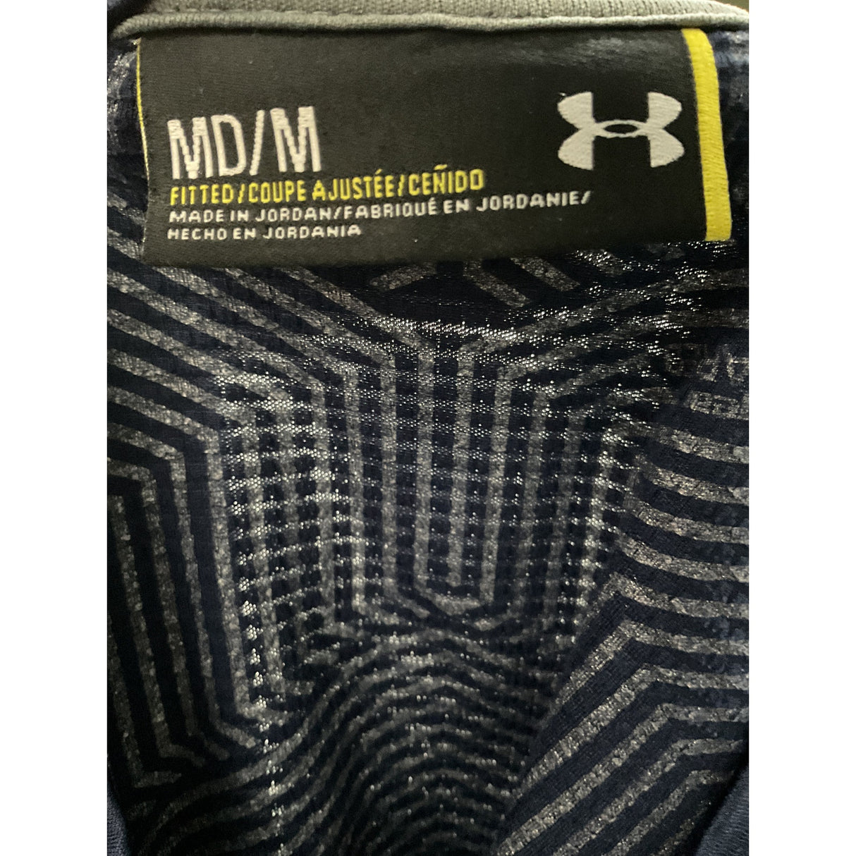 UA Blue Woven Activewear Top, Men's MD