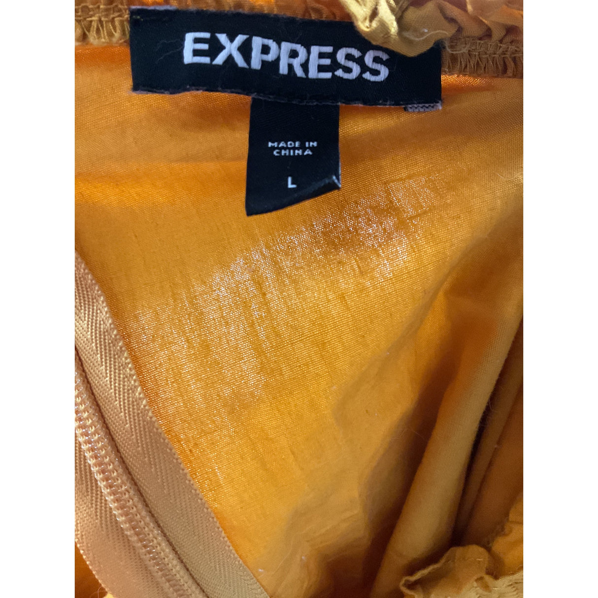 Yellow Express Blouse, Women's Size L