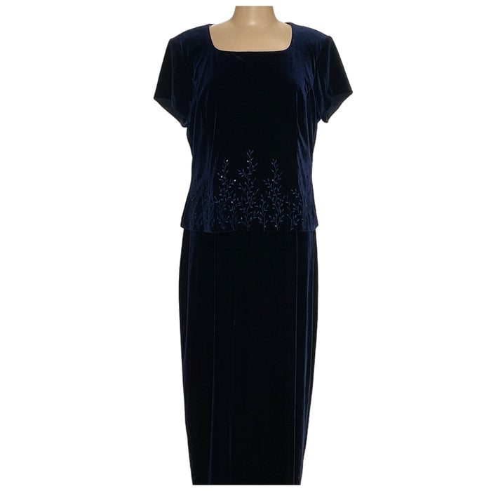 Jessica Howard Blue A-Line Dress