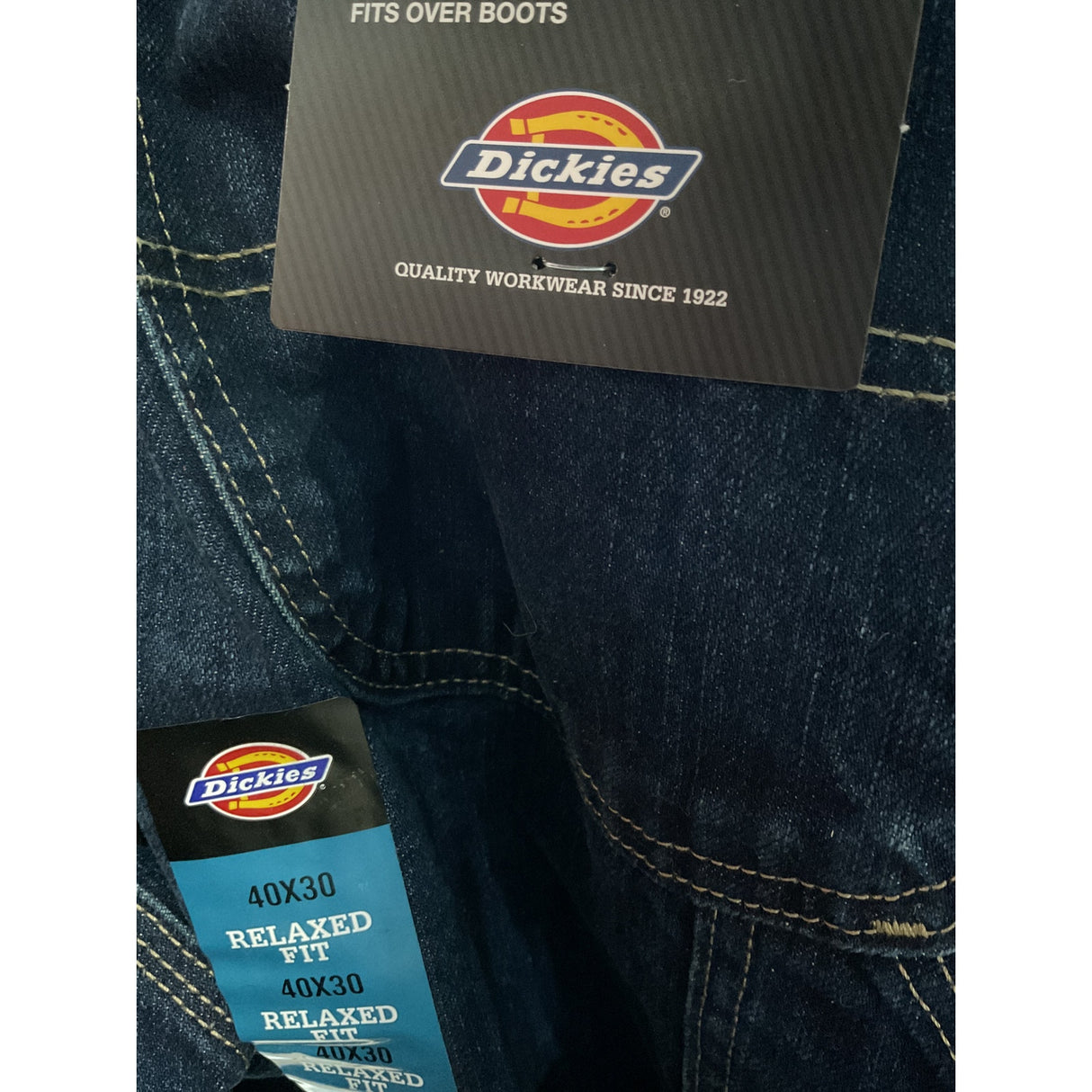 Dickies Men's Blue Jeans - Size 40/30