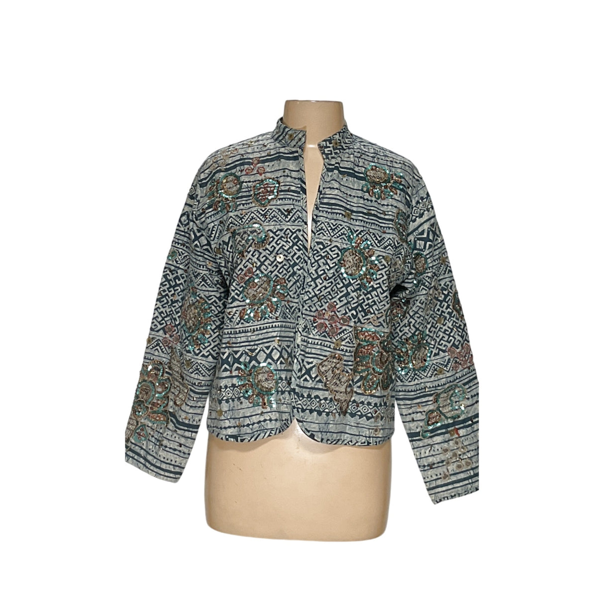 Chico's Multicolor Cotton Jacket