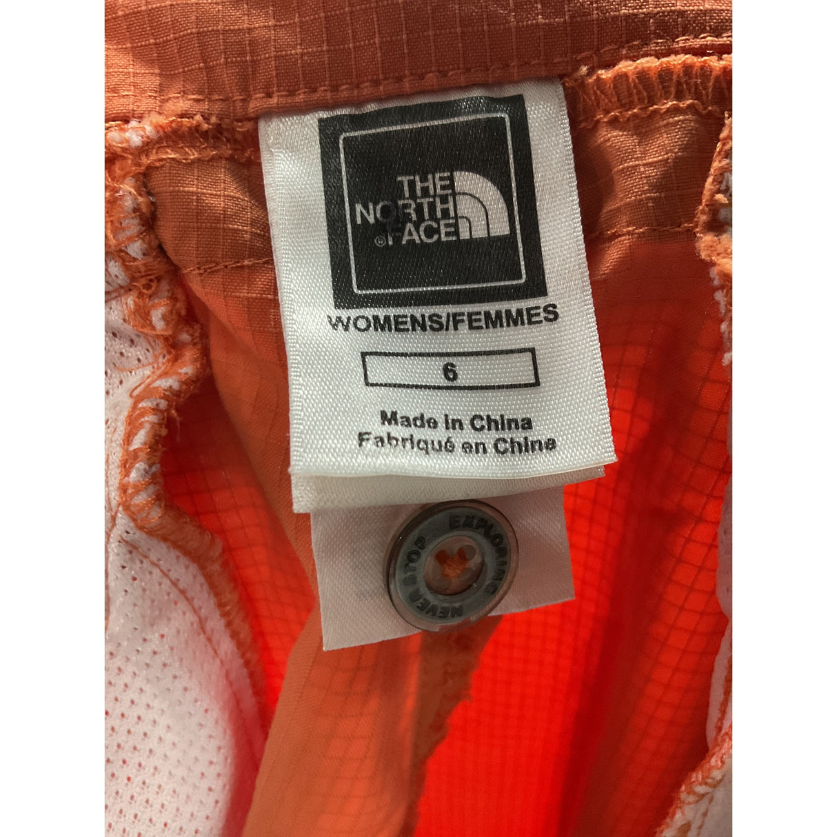 NWT The North Face Women's Bermuda Short Orange sz 6