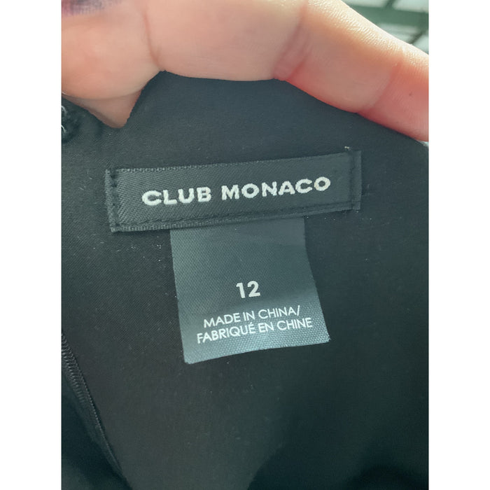 Club Monaco Black A-Line Dress, Size 12