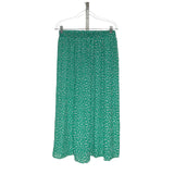 ZARA Green A-Line Skirt