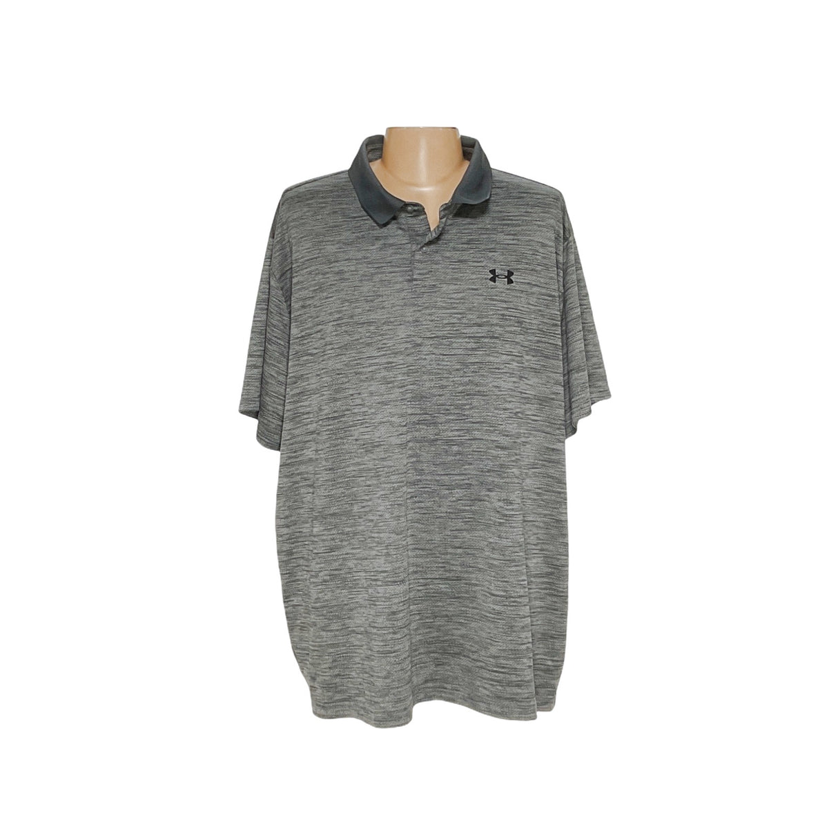 Under Armour Men's Gray Polo - Big & Tall 4XL