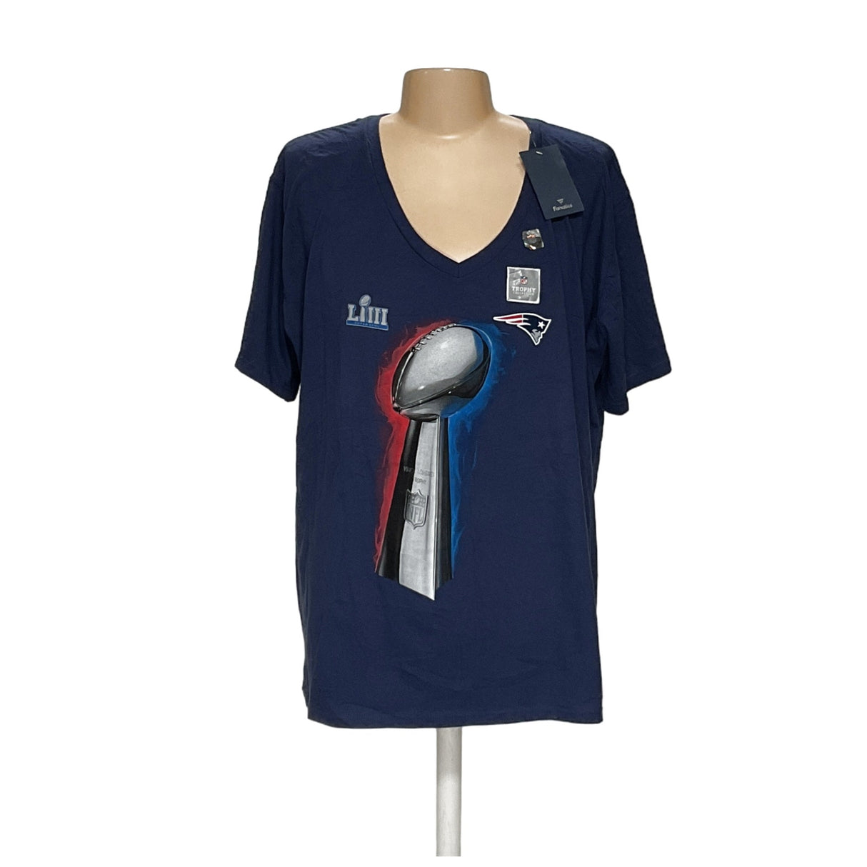 NFL Blue Men's Cotton T-Shirt 3XL