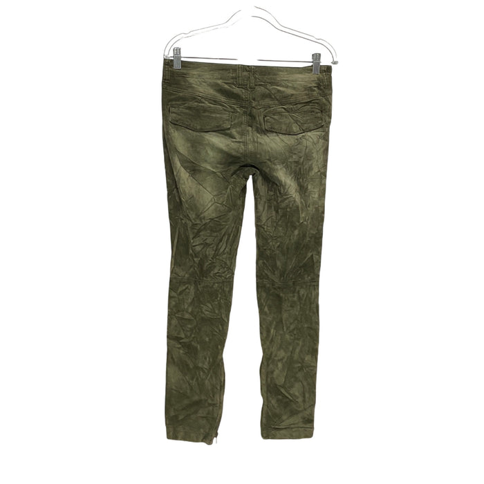 Free People Green Cotton Ankle Pants Women size 28