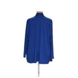 Susan Graver Blue Plus Size Jacket