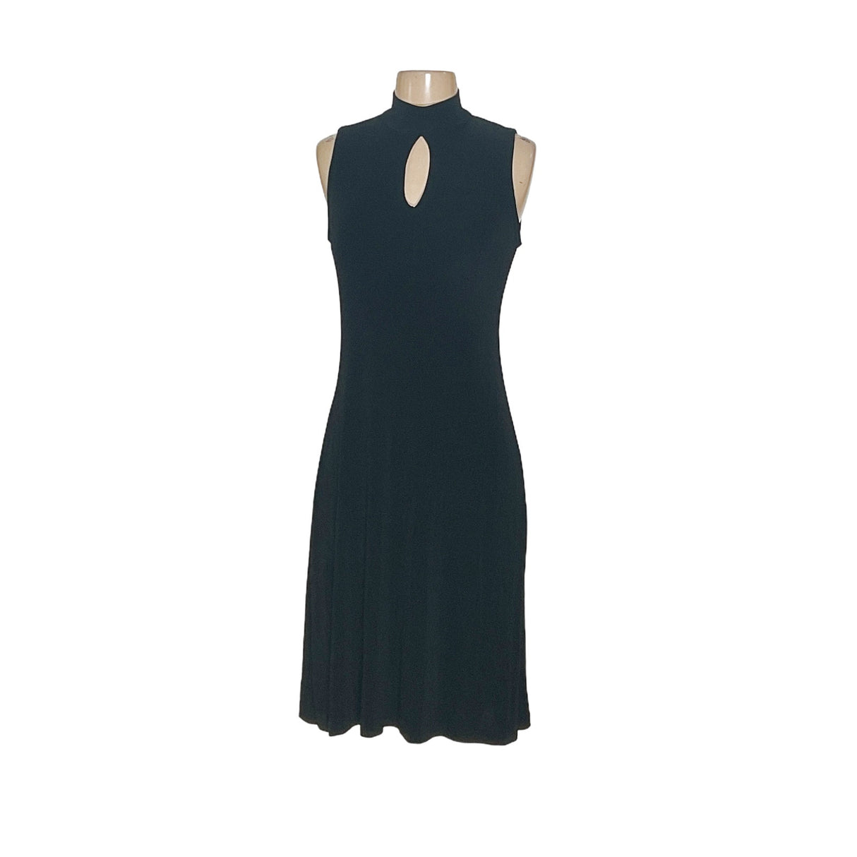 Coldwater Creek Black Midi Dress - Size 8