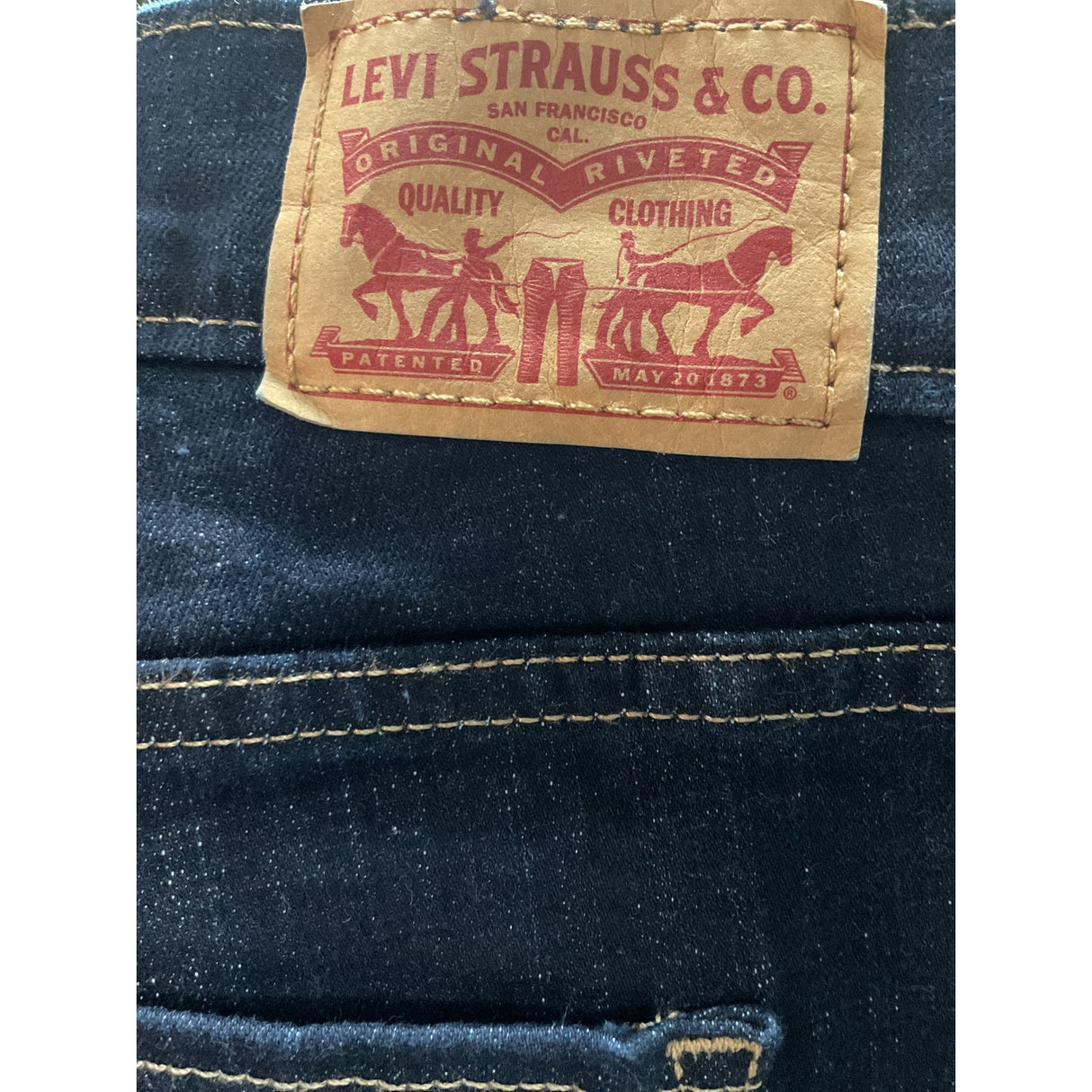 Levi's Women's Blue Bermuda Shorts