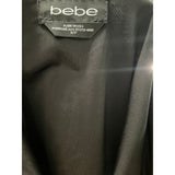 Bebe Black Nylon Blouse - Size S