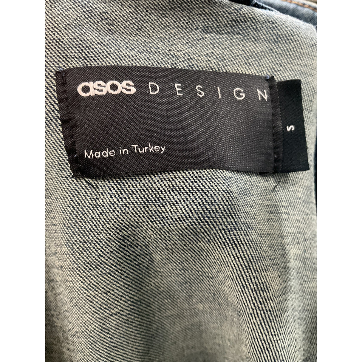 ASOS Blue Cotton Denim Jacket