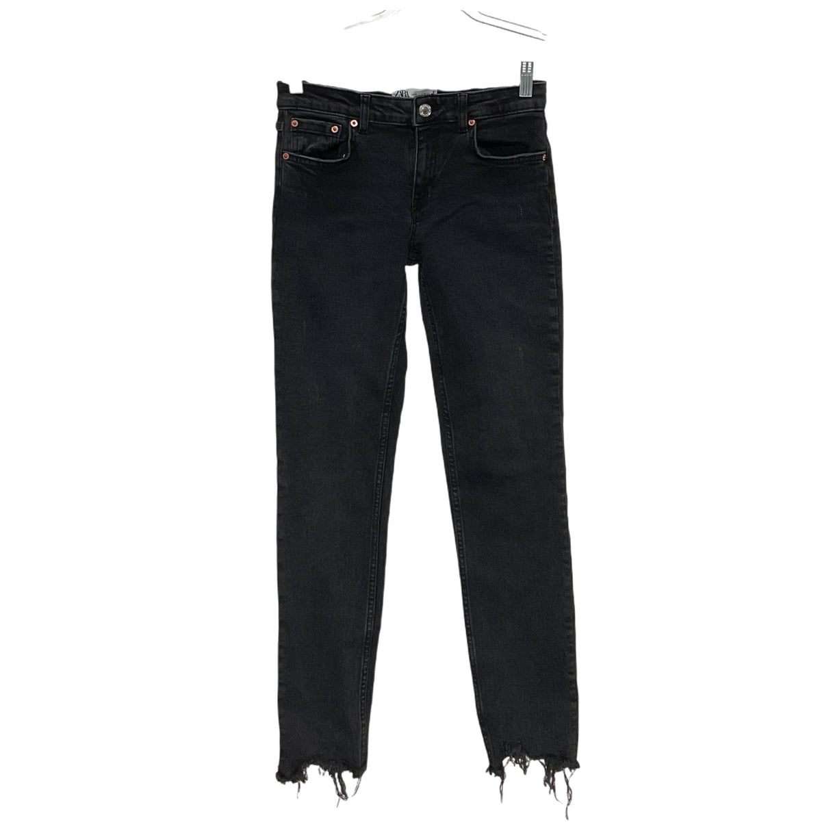 Zara Black Ankle Jeans for Women