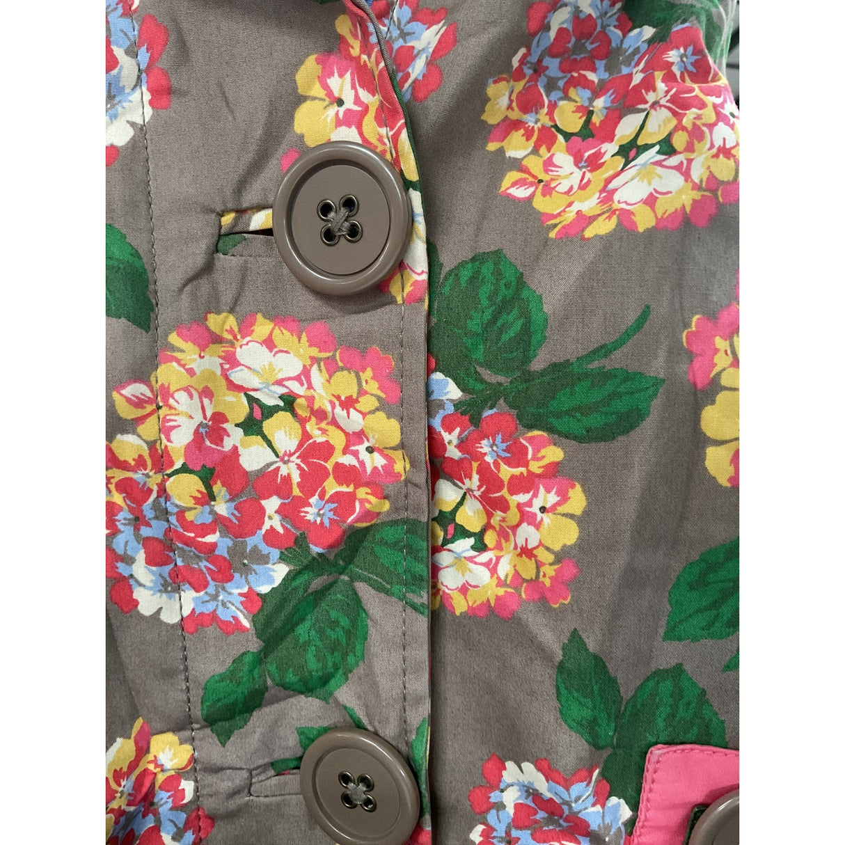 Boden Multicolor Floral Overcoat