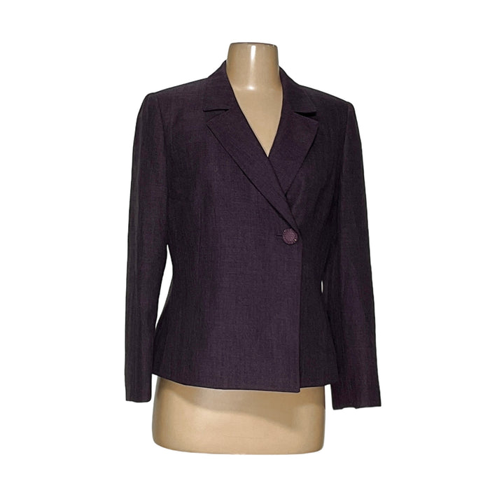 Le Suit Women's Purple Blazer - Size 6P