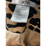 Cache Black Animal Print Jacket - Size M