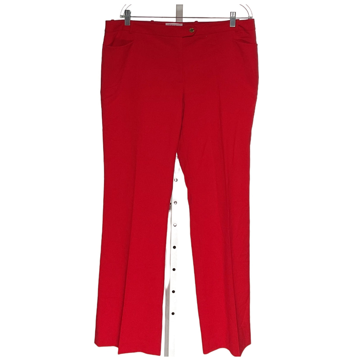 Calvin Klein Red Ankle Pants Size 14