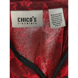 Chico's Women's Red Blouse - Size 2