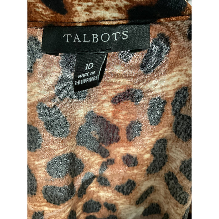 Talbots Multicolor Long Blouson Dress