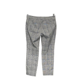 Banana Republic Petite Gray Plaid Cropped Pants - Size 4