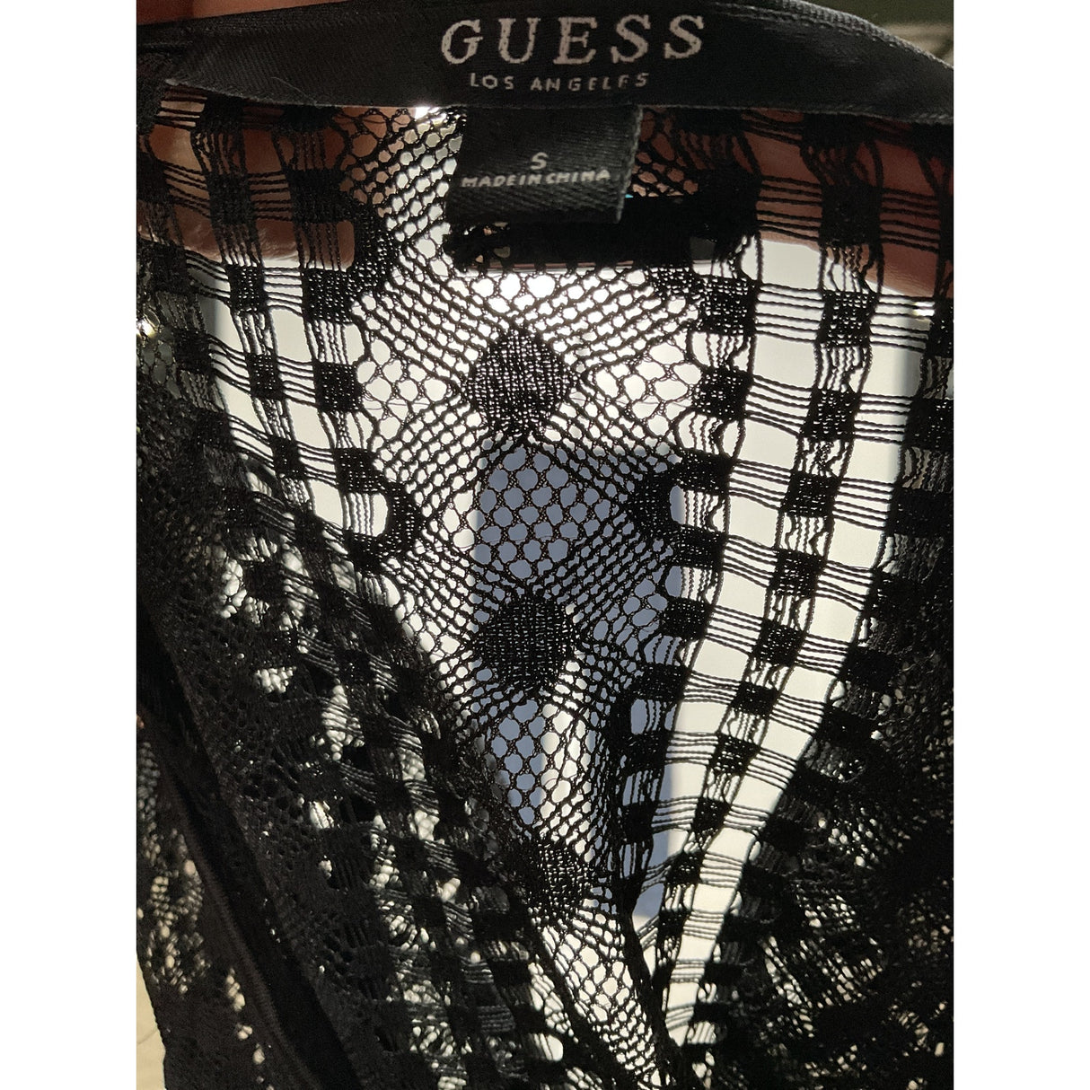 GUESS Black Polyamide Blouse - Women's Size S