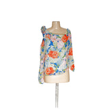 CeCe Floral Chiffon Blouse - Size S