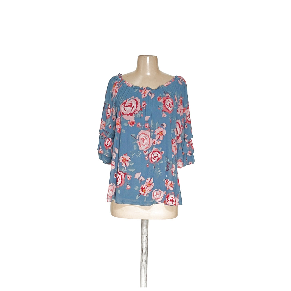 Democracy Multicolor Floral Blouse, Size S