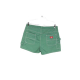 Dickies Women's Green Cotton Bermuda Shorts