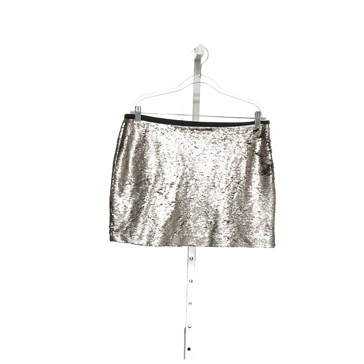 Zara Silver Mini Skirt Size L