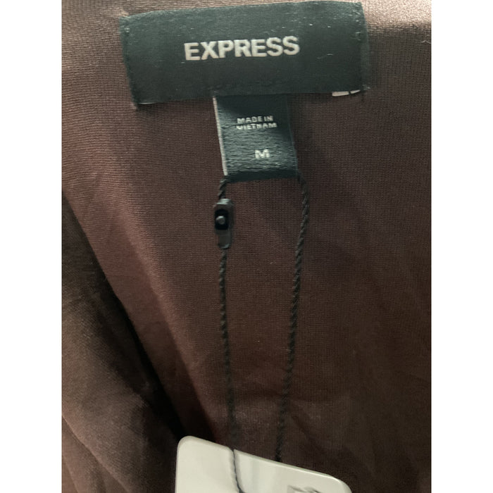 Express Brown A-Line Skirt M