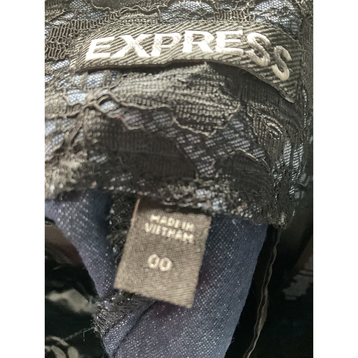 Express Blue Sailor Shorts - Size 00