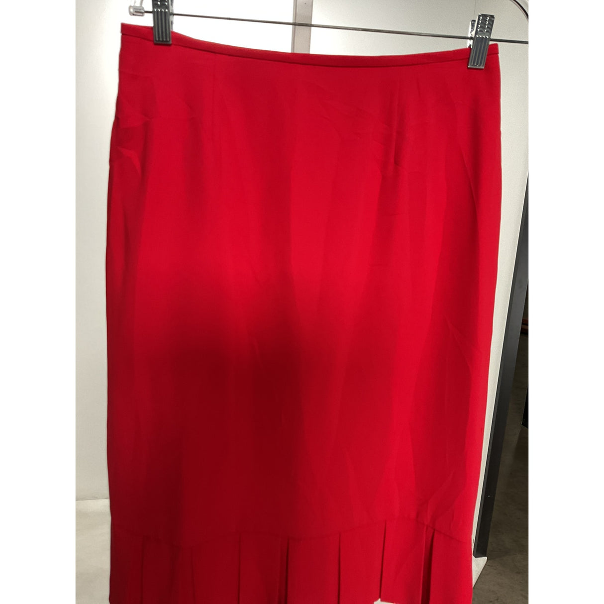 Kasper Red A-Line Skirt